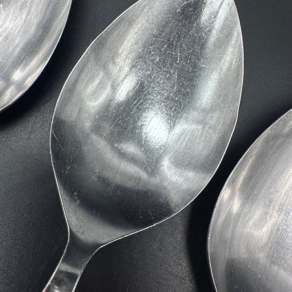 Vtg Tablespoons National Stainless Parma Japan Floral Mid Century Rose Floral - Picture 8 of 10